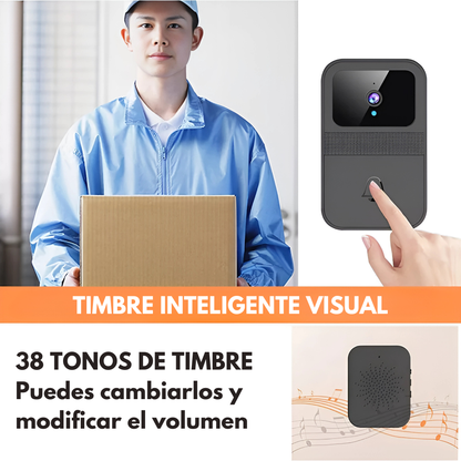 TIMBRE ELECTRONICO CON CAMARA – Seguridad visual, control total y tranquilidad desde tu hogar