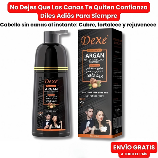 Shampoo BlackDexe - Dile adiós a las canas sin tintes ni químicos agresivos.