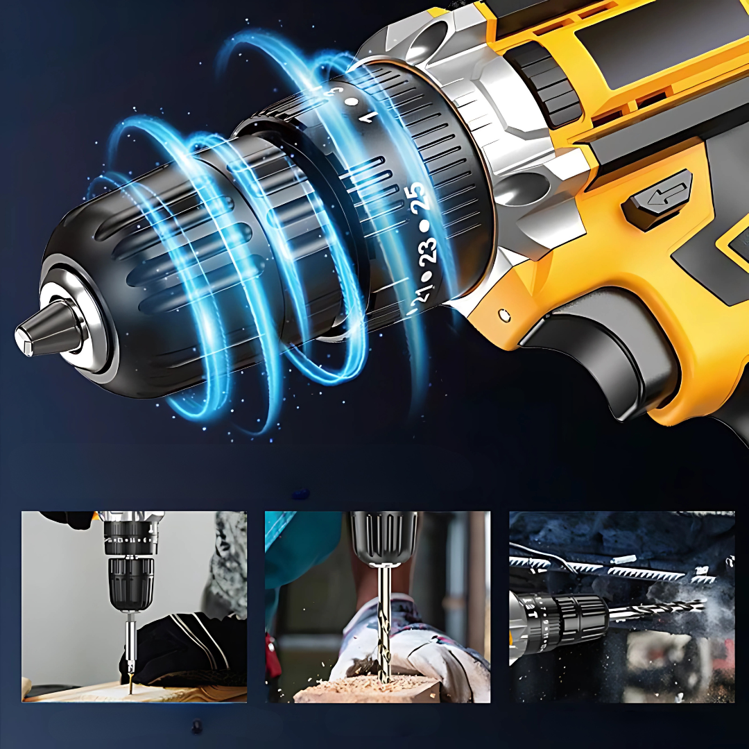 Kit Taladro Inalámbrico Tasbel™ – Todo lo que necesitas para construir, reparar y transformar
