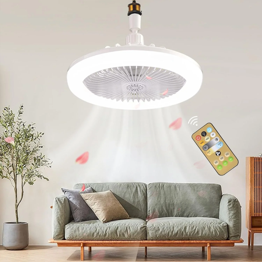 VENTILADOR CON LUZ SMART — Fresco, luz y control inteligente en uno