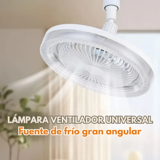 VENTILADOR LAMPARA – Frescura inmediata, iluminación integrada y comodidad en cualquier espacio